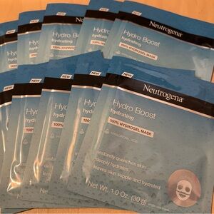 10* Neutrogena Hydro Boost Hydrating Hydrogel Masks